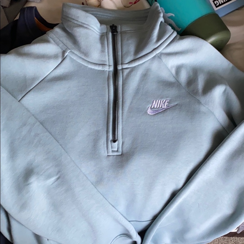 Nike light blue sweatshirt